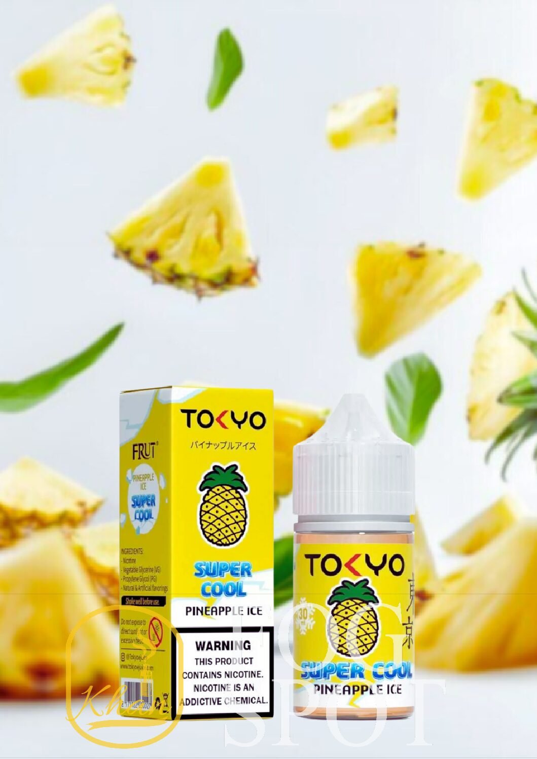 TOKYO SALTNIC SUPER COOL PINEAPPLE ICE 30ML